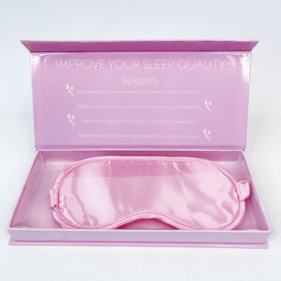 Alchemy Living Pink Sleep Mask Reduces The Appearance Of Wrinkle Around Eyes - Picture 2 of 3